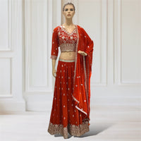 Lehenga + Choli + Scarf