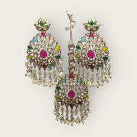 Necklace + Earrings + Tikka