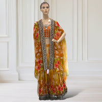 Lehenga + Choli + Jacket