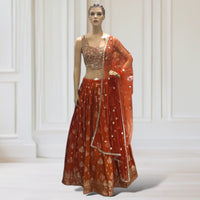 Lehenga + Choli + Scarf