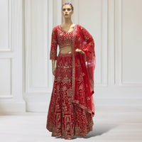 Lehenga + Choli + Scarf