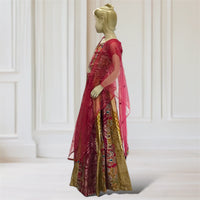 Lehenga + Choli + Scarf