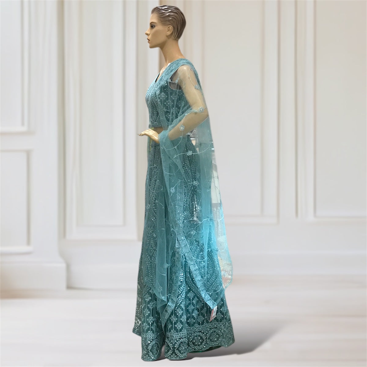 Lehenga + Choli + Scarf