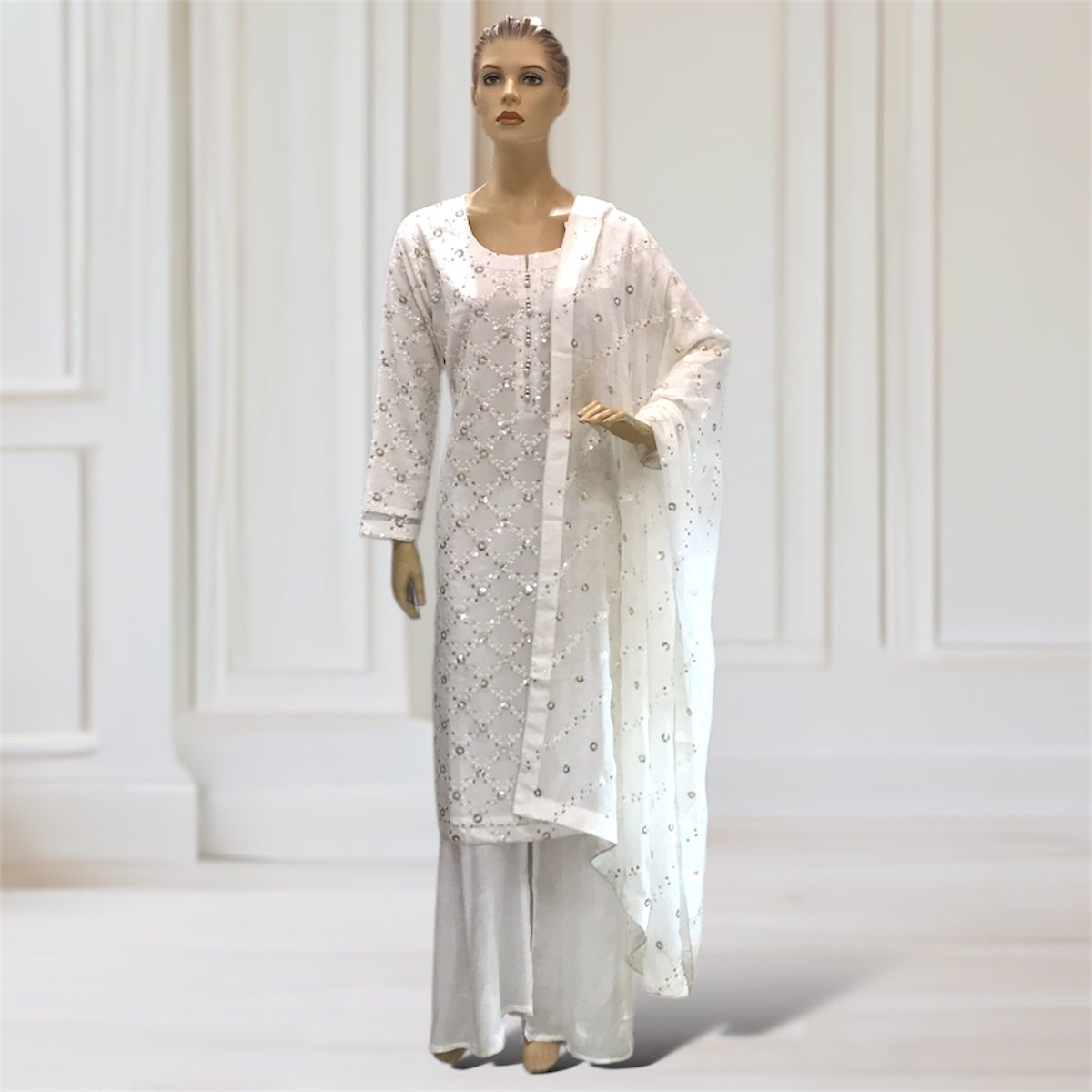 Kurta + Trouser + Scarf