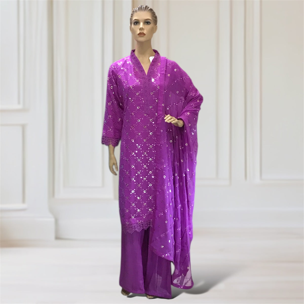 Kurta + Trouser + Scarf