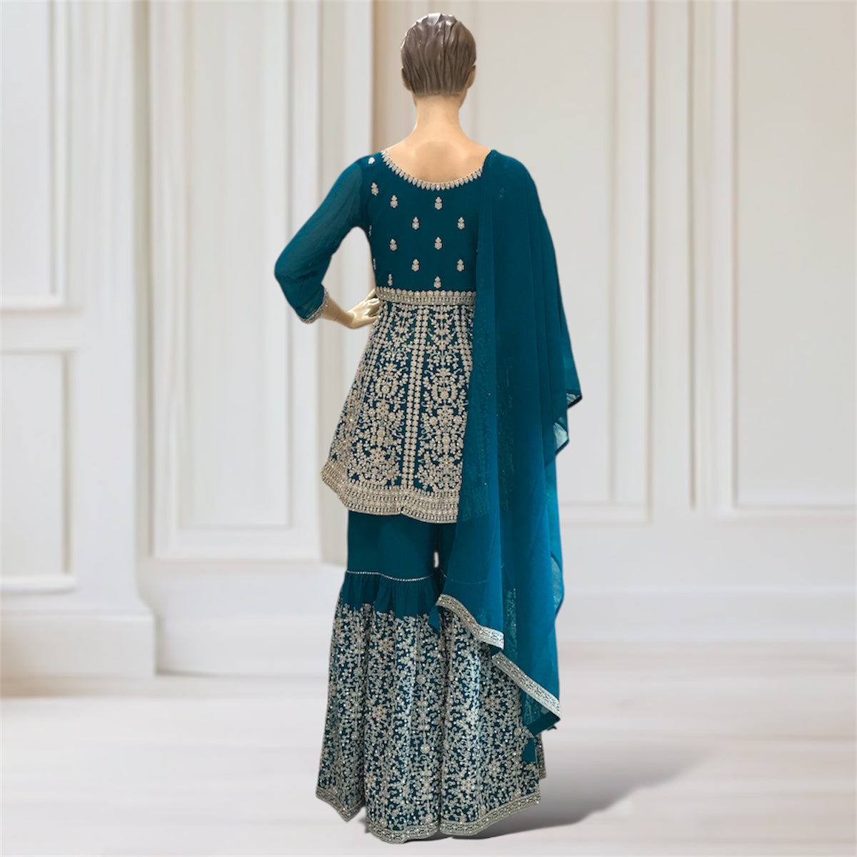 Kurta + Garara + Scarf