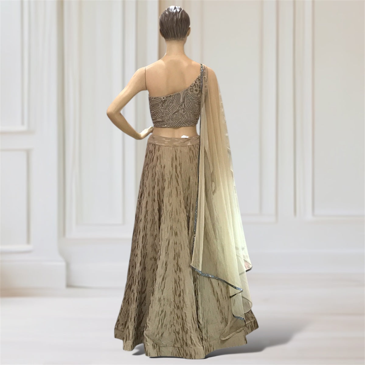 Lehenga + Choli + Scarf