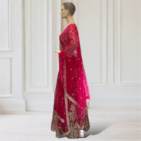 Lehenga + Choli + Scarf