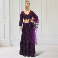 Lehenga + Choli + Scarf