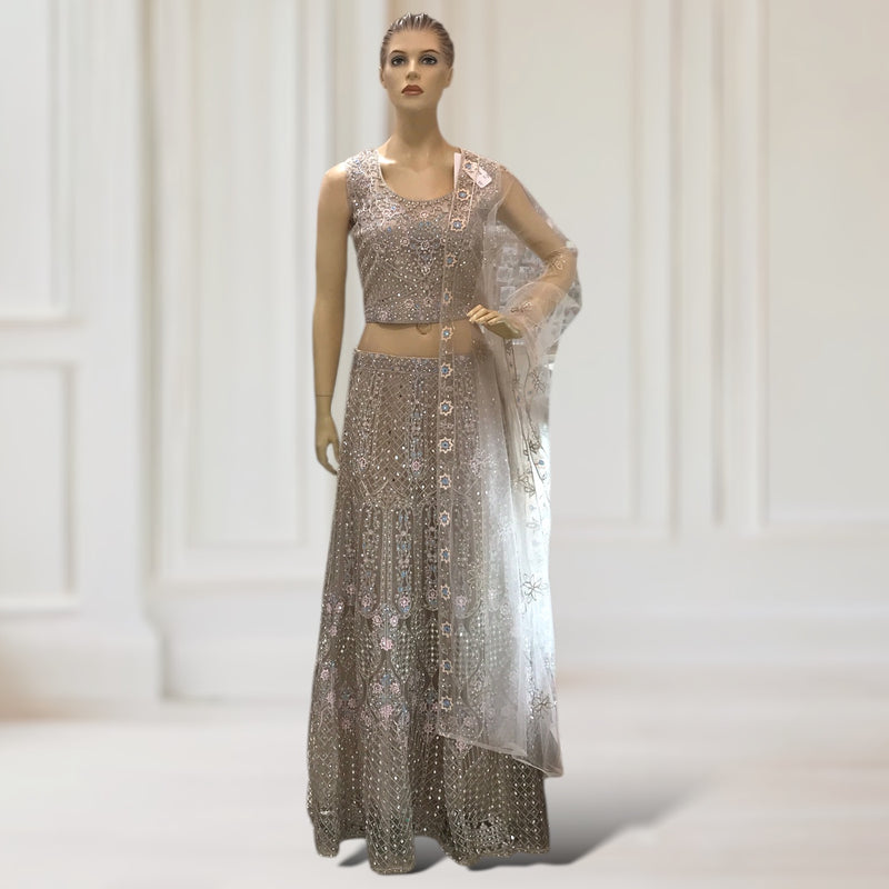 Lehenga + Choli + Scarf