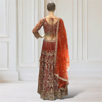 Lehenga + Choli + Scarf