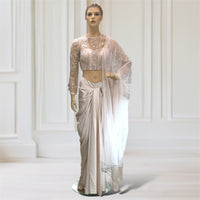 Drape Skirt + Choli + Scarf