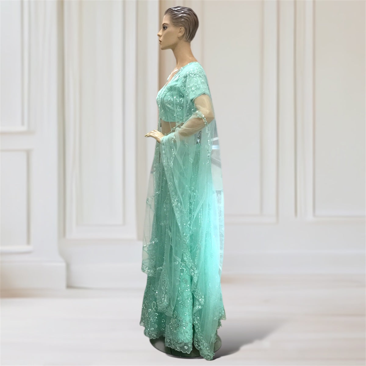Lehenga + Choli + Scarf