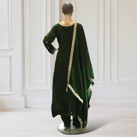 Gown + Kurta + Trouser + Scarf