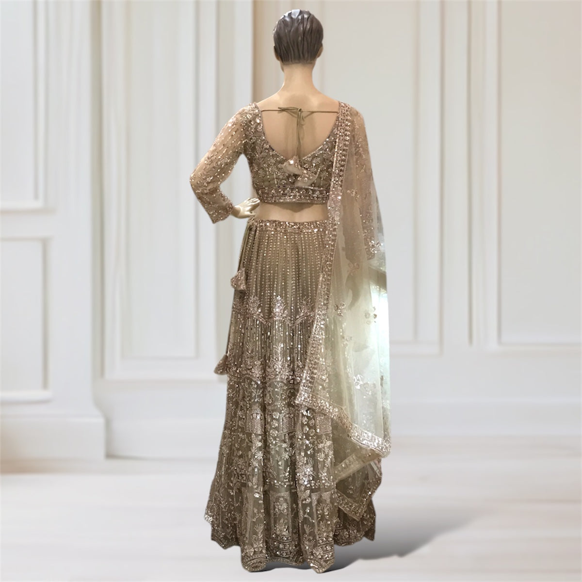 Lehenga + Choli + Scarf