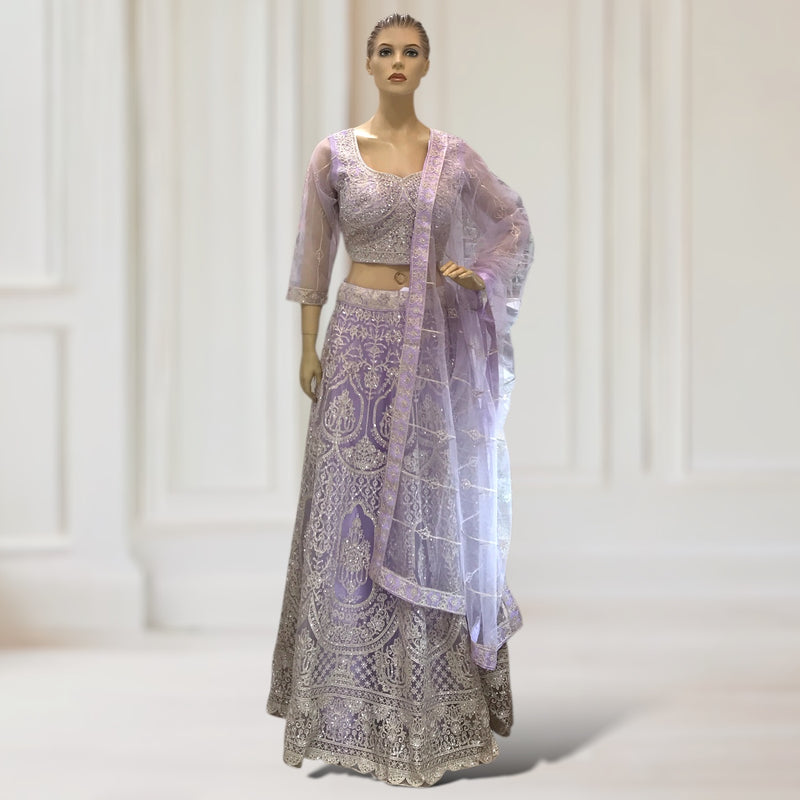 Lehenga + Choli + Scarf