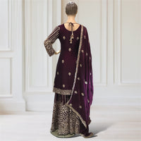 Kurta + Palazzo + Scarf