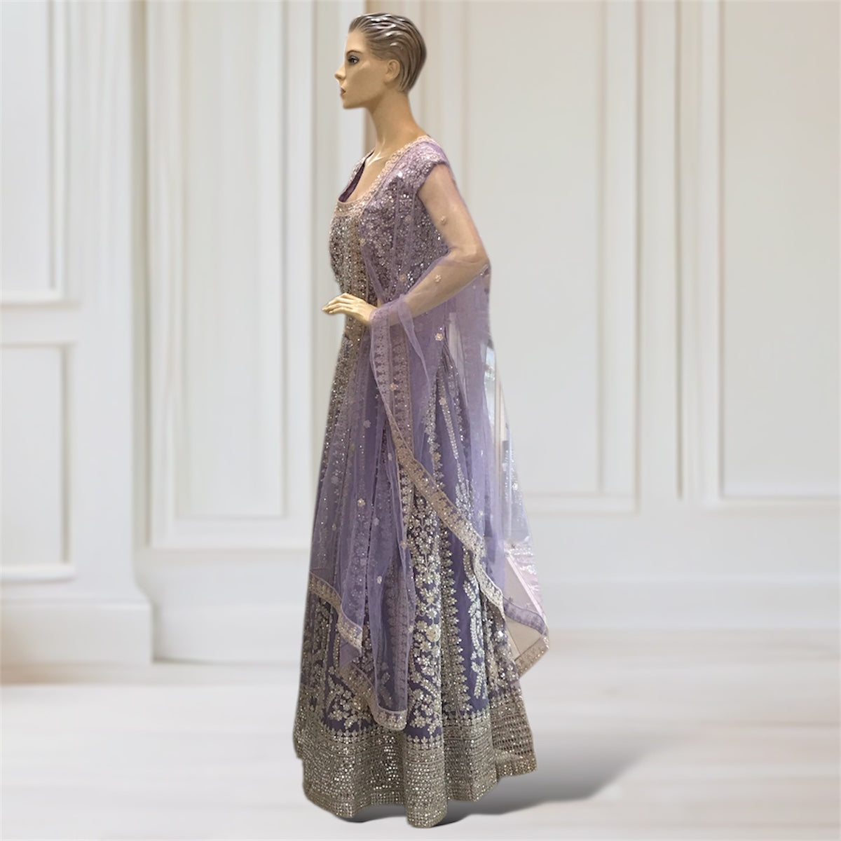 Lehenga + Choli + Scarf