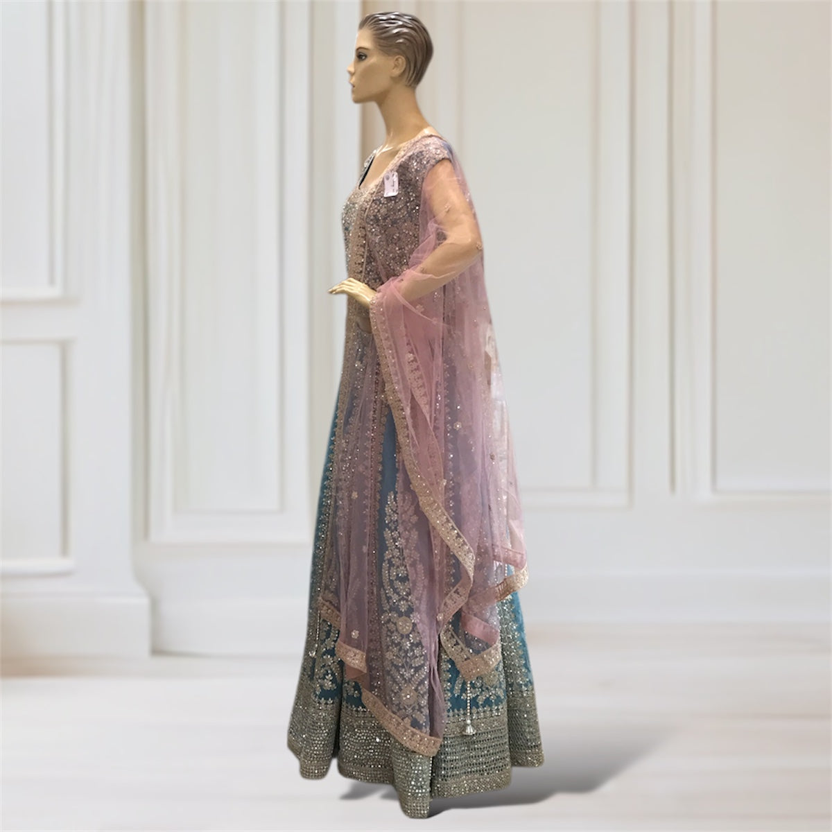 Lehenga + Choli + Scarf