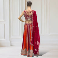 Lehenga + Choli + scarf