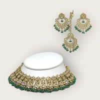 Necklace + Earrings + Tikka