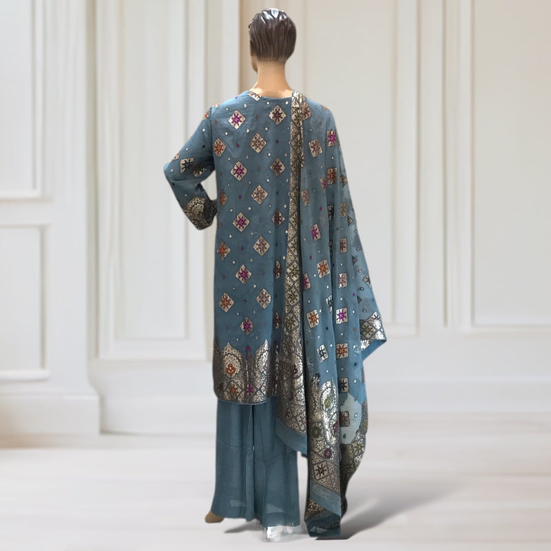 Kurta + Trouser + Scarf