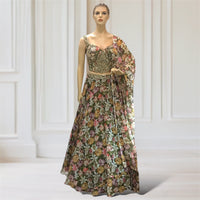 Lehenga + Choli + Scarf