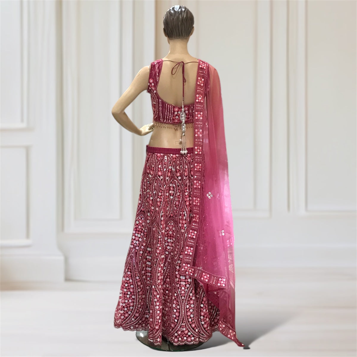 Lehenga + Choli + Scarf