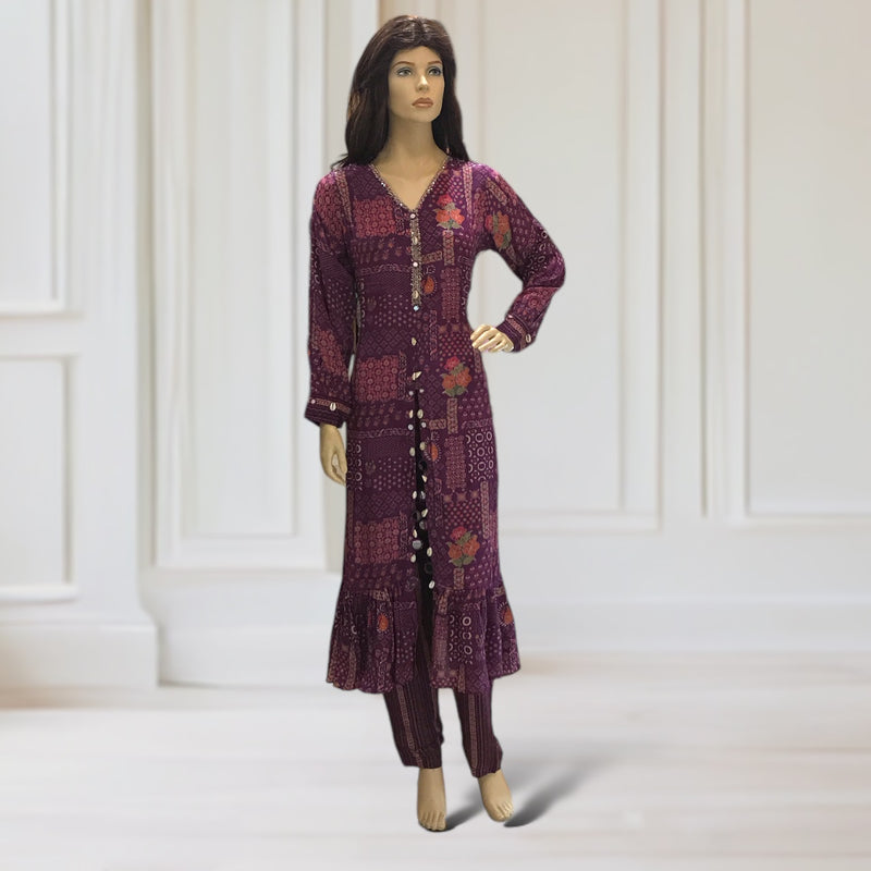 Kurta +Palazzo Co Ord set