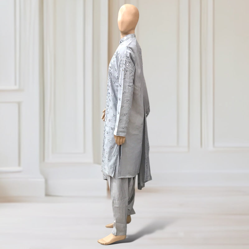 Kurta + Dhoti Trouser + Scarf