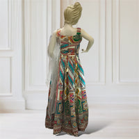 Lehenga + Choli + Scarf