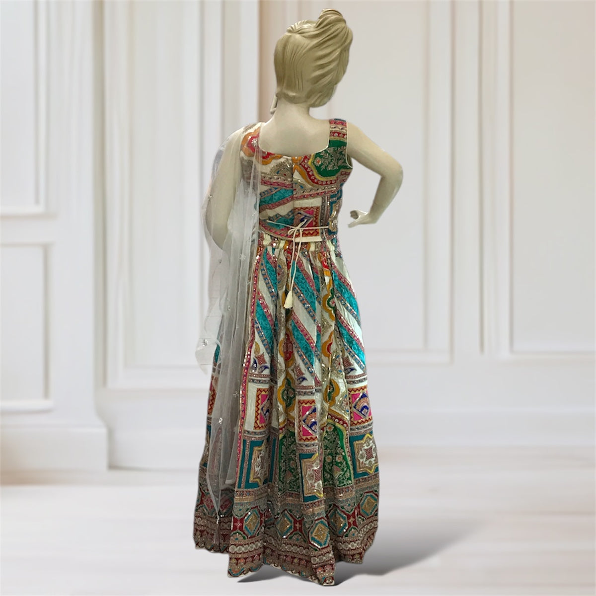 Lehenga + Choli + Scarf