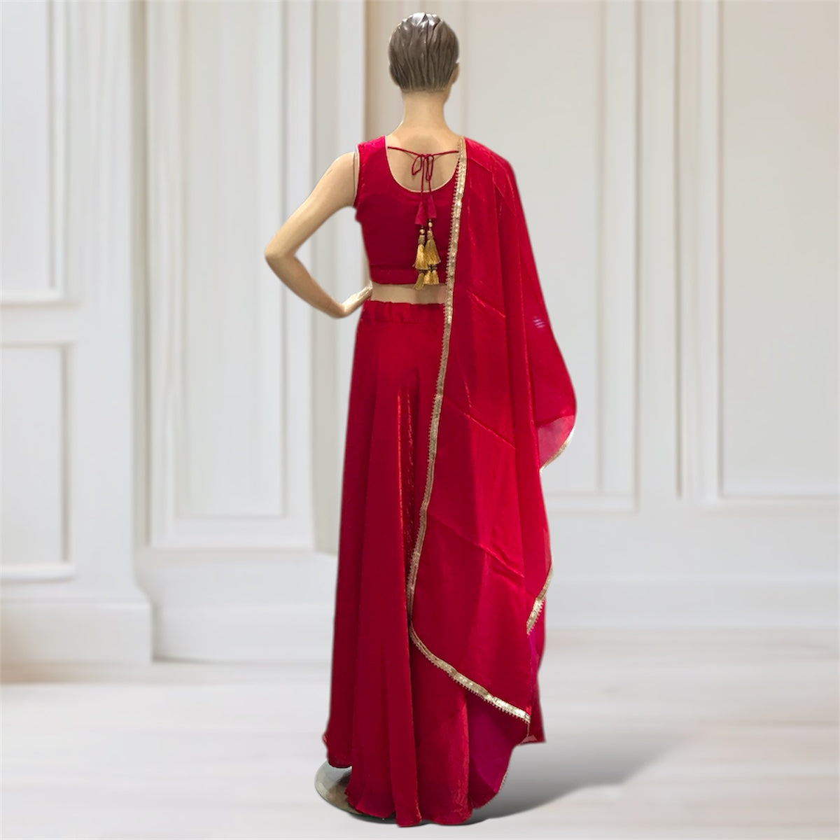 Lehenga + Choli + Scarf