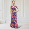 Drape + Attach Scarf + Choli