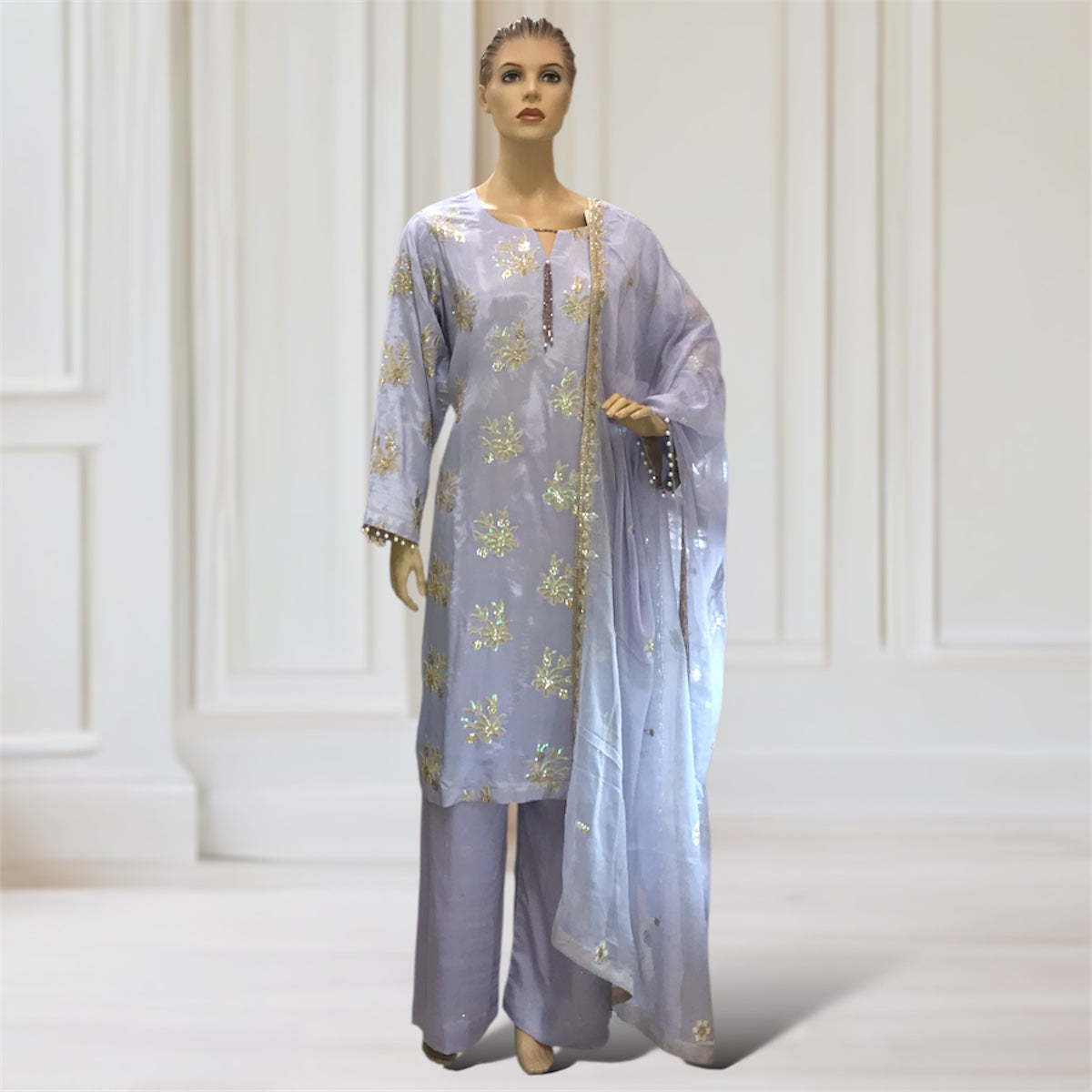Kurta + Trouser + Scarf