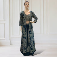 Palazzo + Choli + Jacket
