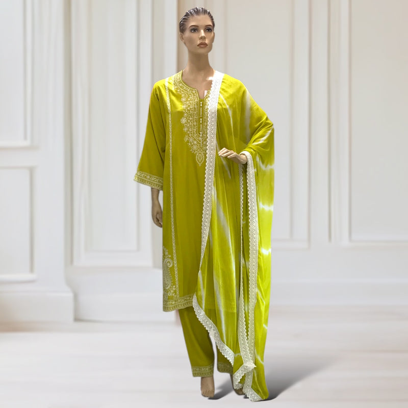 Kurta + Trouser + Scarf