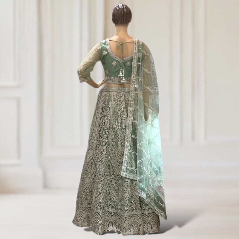 Lehenga + Choli + Scarf