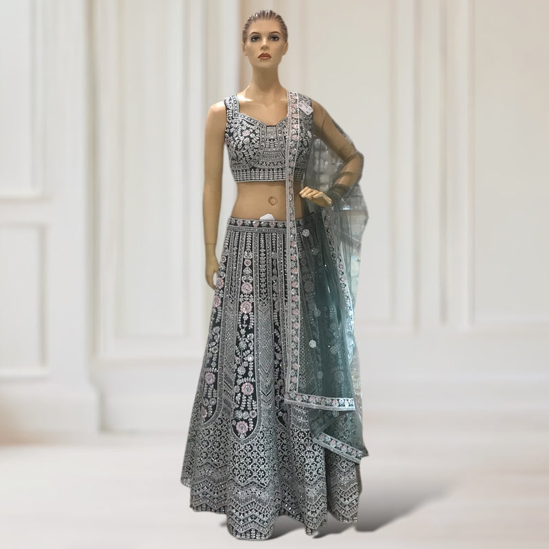 Lehenga + Choli + Scarf