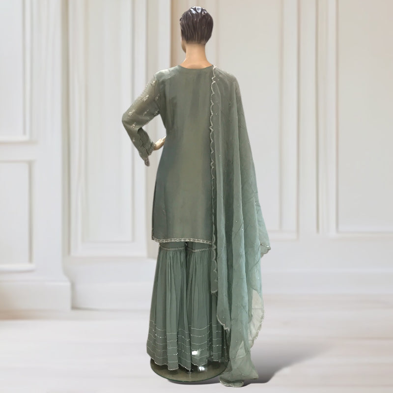Kurta + Garara + Scarf