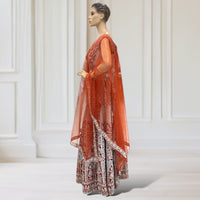 Lehenga + Choli + scarf