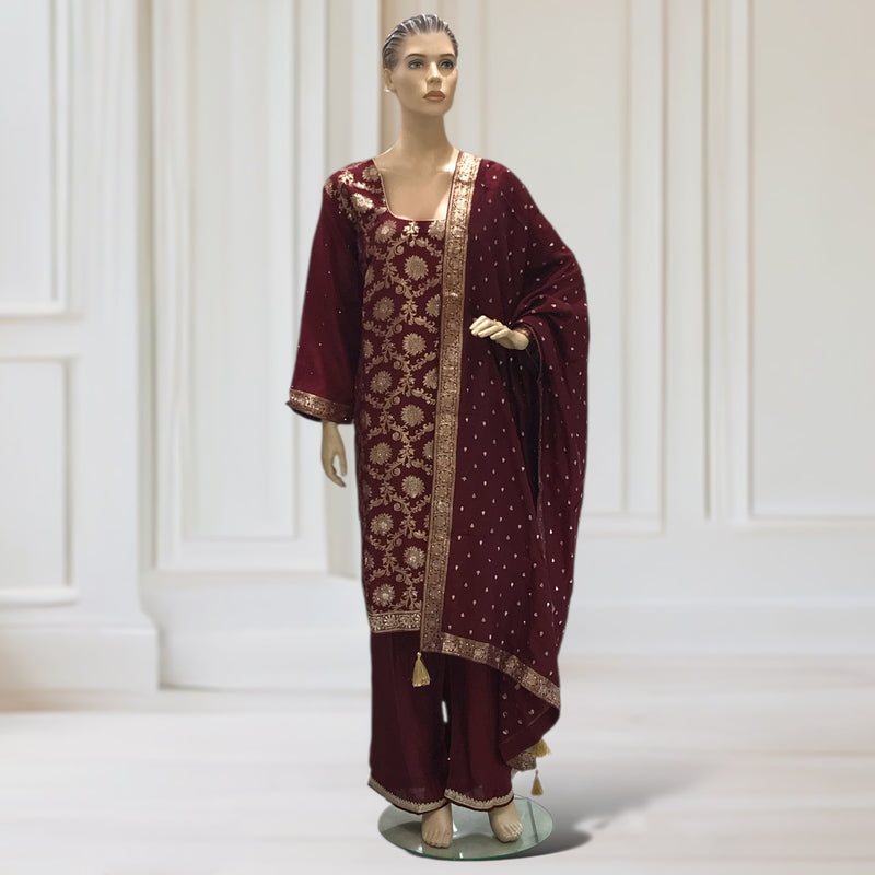 Kurta + Shalwar + Scarf