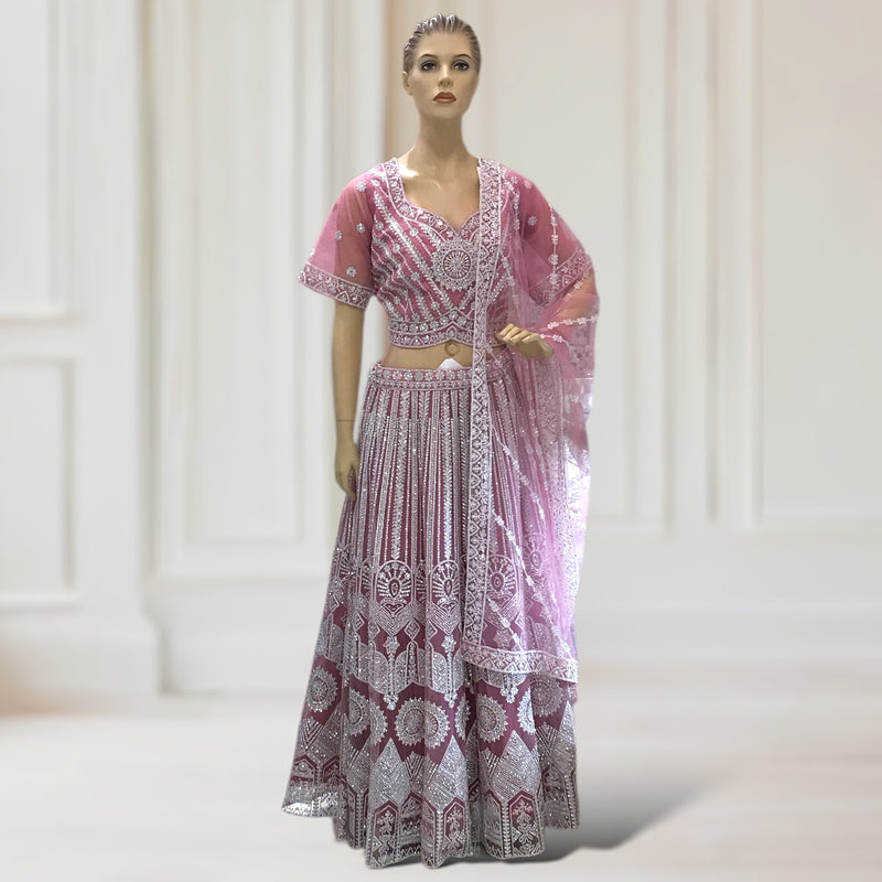 Lehenga + Choli + Scarf