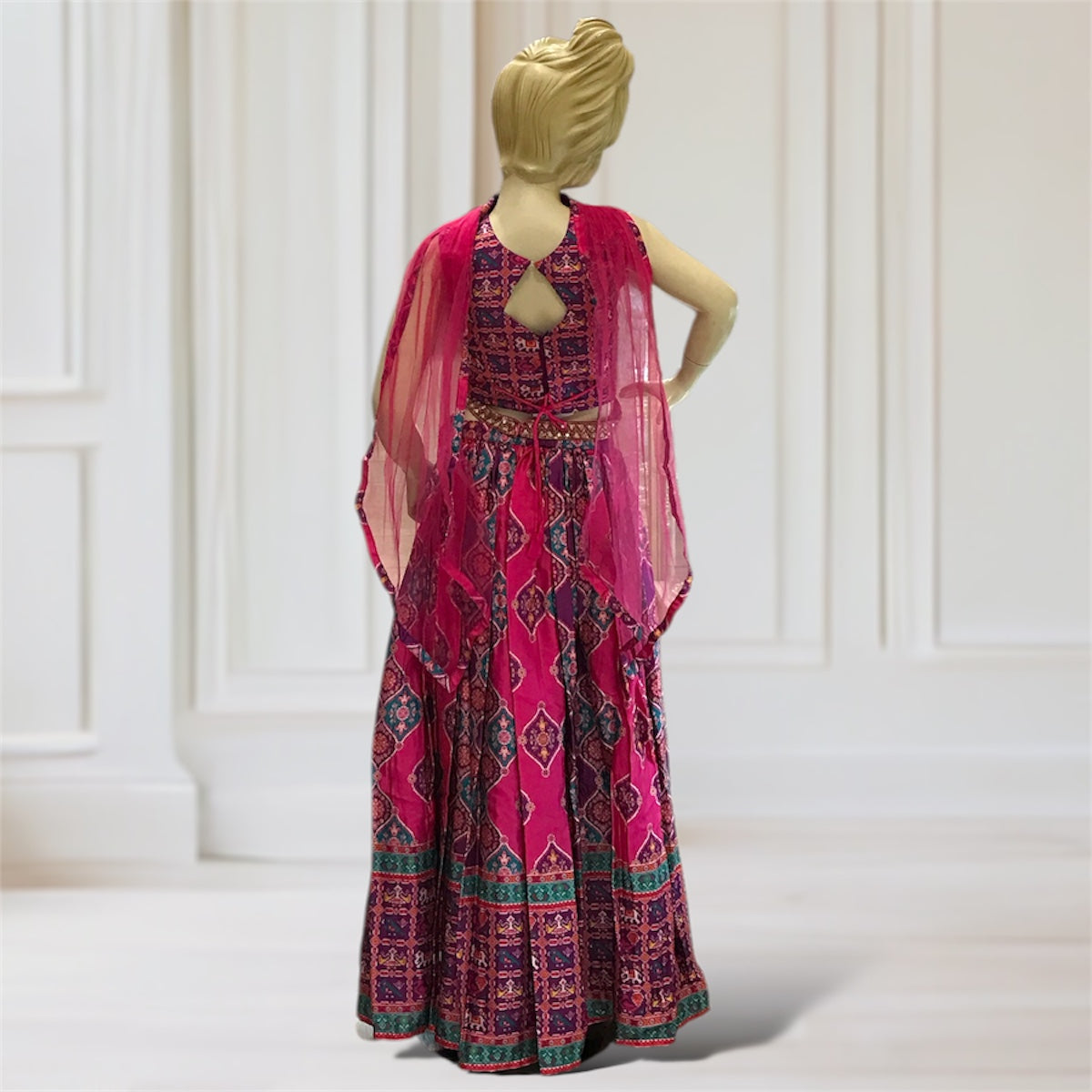 Lehenga + Choli + Scarf