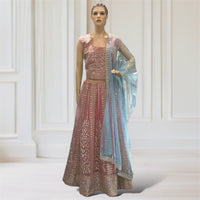 Lehenga + Choli + Scarf