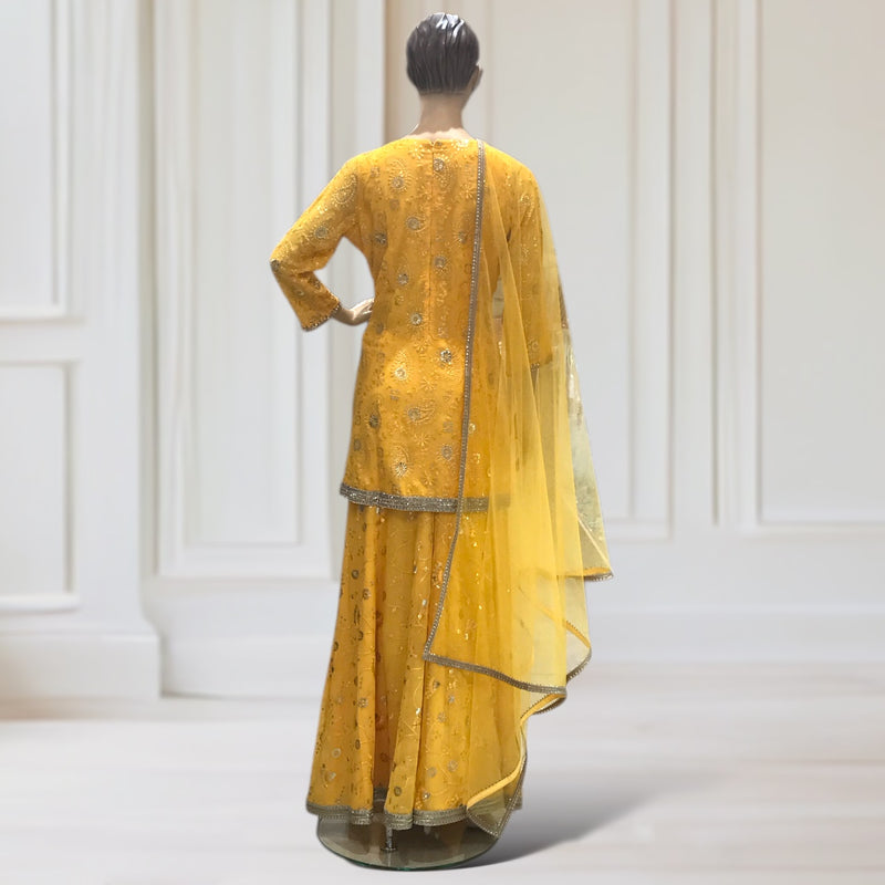 Kurta + Sharara + Scarf