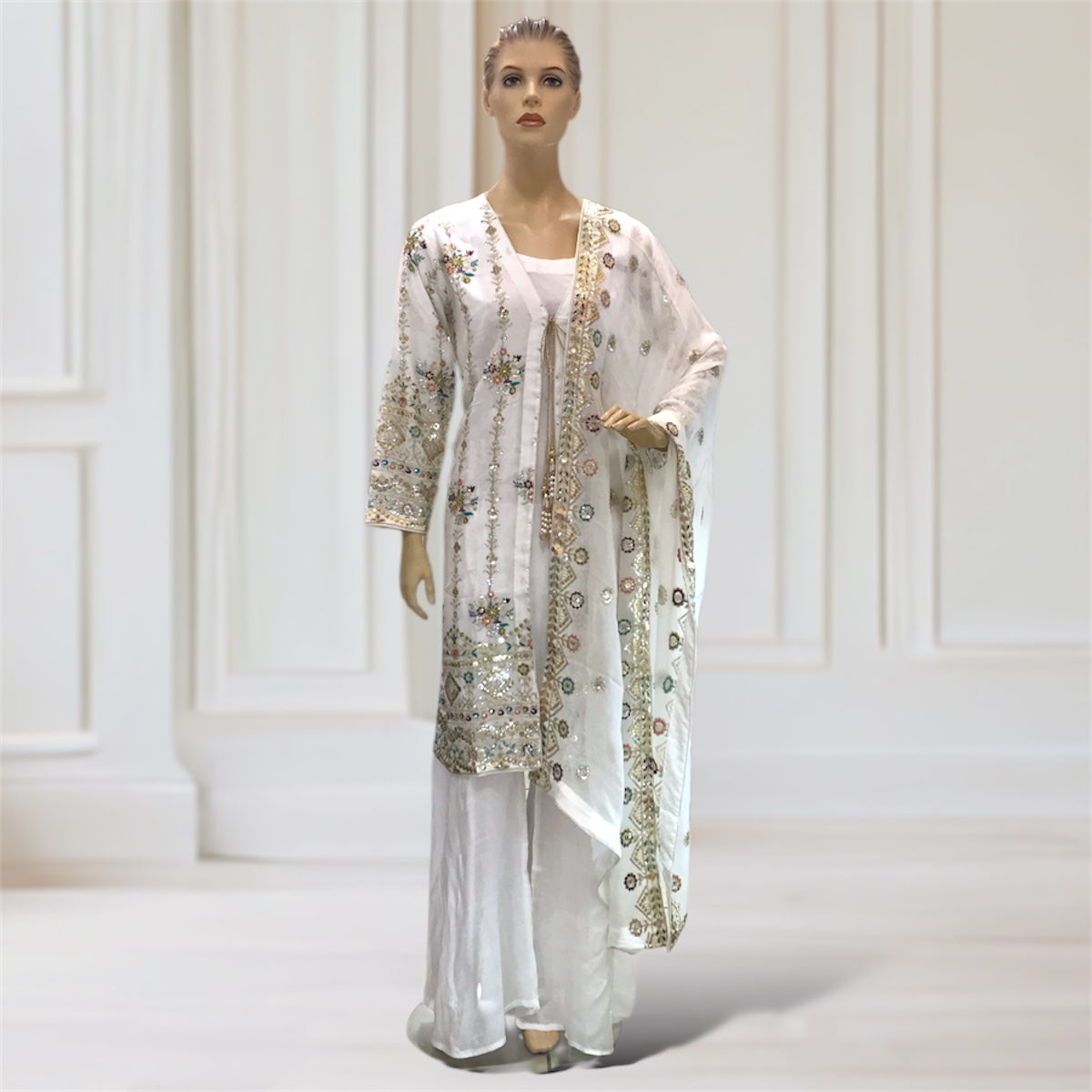 Kurta + Trouser + Scarf