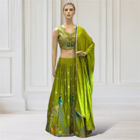 Lehenga + Choli + Scarf
