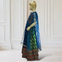 Lehenga + Choli + Scarf