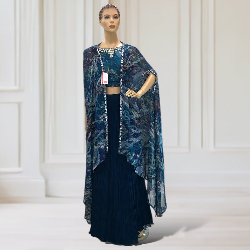 Lehenga + Choli + Jacket